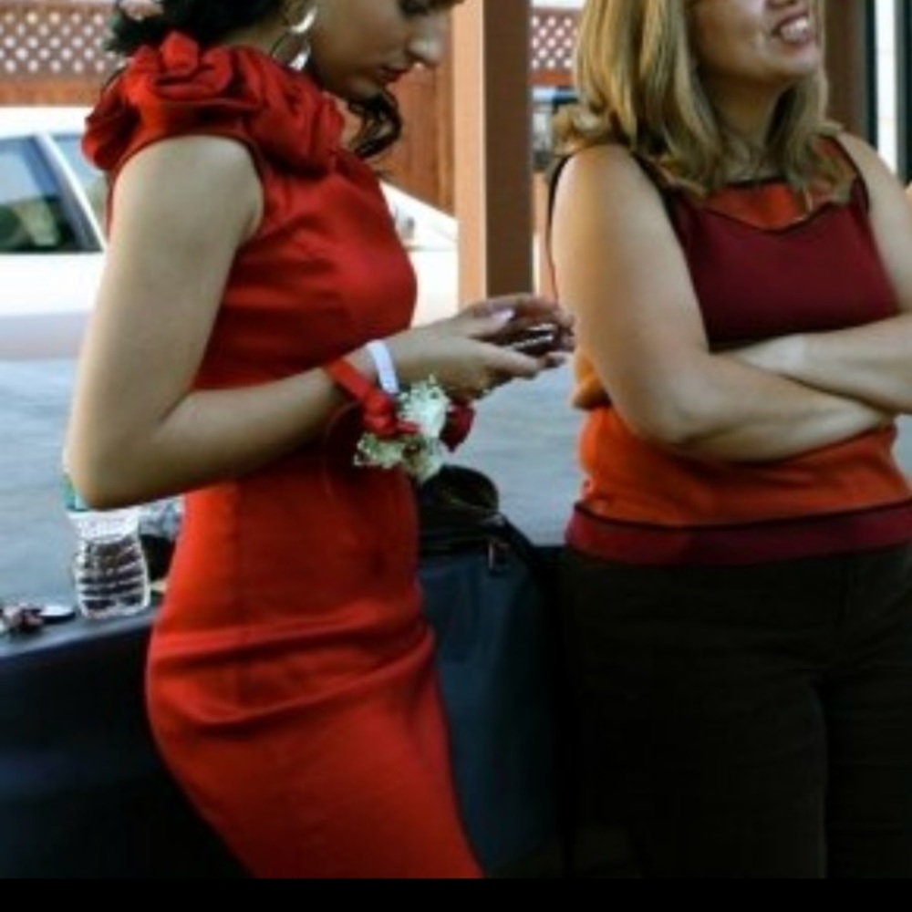 Red Mini Prom/Cocktail Dress - Picture 5 of 5